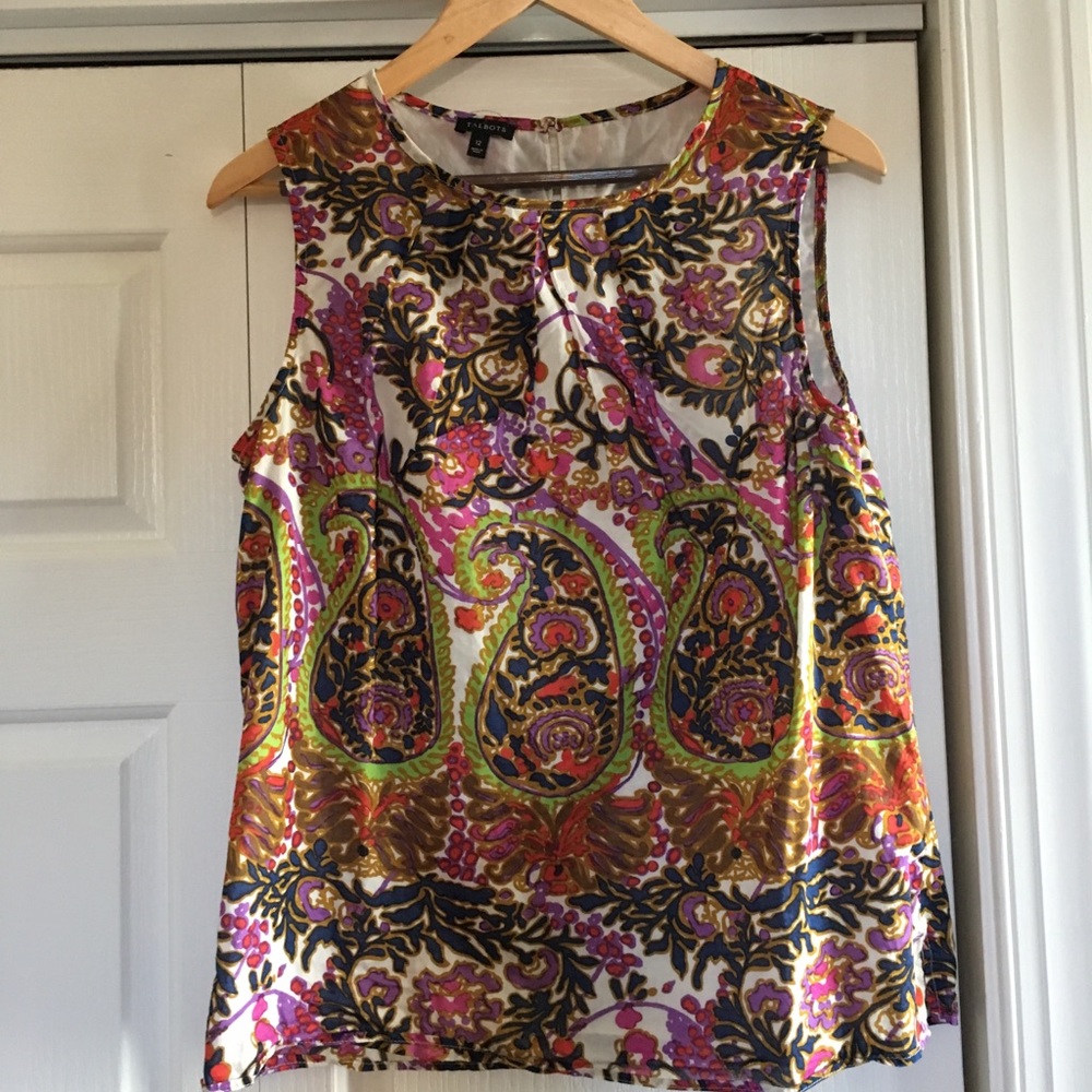 Talbots cotton blouse